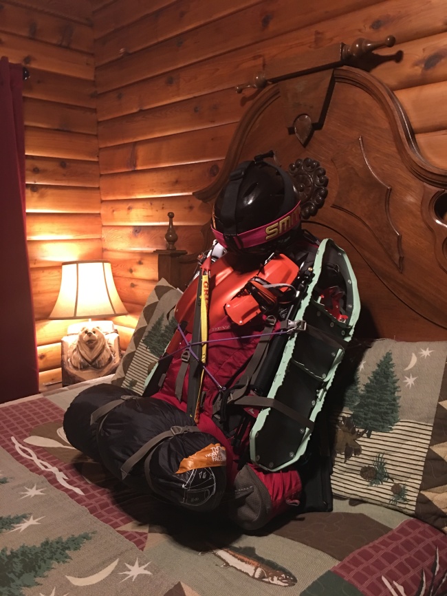 Winter backpacking is damn heavy!
