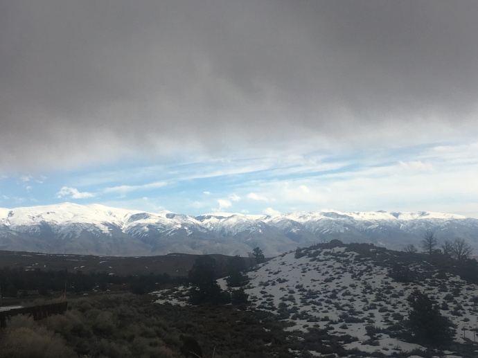 View of the White Mountains
